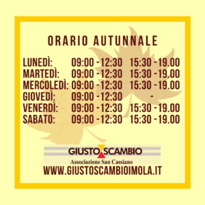 orari autunno